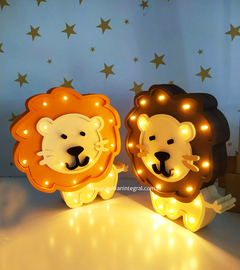 LEONCITOS BEBES de polifan con led