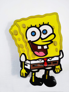 BOB ESPONJA en polifan con led 28cm o 40cm alto