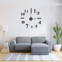 Reloj de pared 3D en madera Modelo-CMZ - tienda online