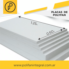 Placas Polyfan 20mm 125x60cm para Corte - POLIFAN INTEGRAL