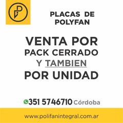 Placa De Polyfan 50 Mm Letras Corporeas Polifan - tienda online