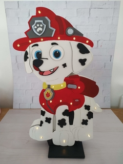 PAW PATROL MARSHAL madera y polifan 40cm de alto - comprar online