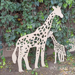 JIRAFA SAFARI CALADA 180CM ALTO en mdf 9mm en internet