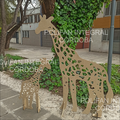 JIRAFA SAFARI CALADA 180CM ALTO en mdf 9mm - tienda online