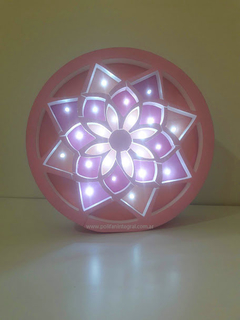 MANDALA 28cm CON LED CALIDO