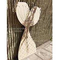 Imagen de COLA SIRENA 180CM ALTO en mdf 9mm