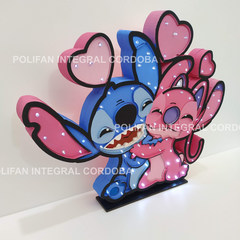 STICH pareja de 50cm de alto con led en polifan