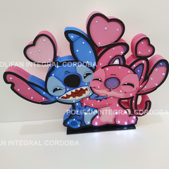 STICH pareja de 50cm de alto con led en polifan en internet