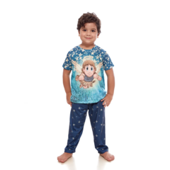 Pijama infantil São Miguel Camiseta e Calça - comprar online