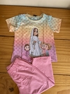 Pijama infantil Nossa Senhora de Fátima Blusa e Calça