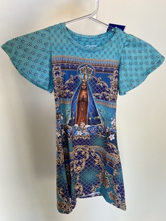 Vestido infantil Nossa Senhora Aparecida - comprar online