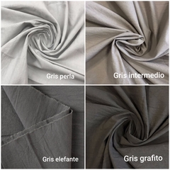 Almohadón tusor liso gris perla - La bacana deco