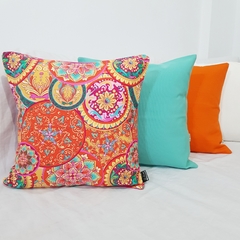 Estampado mandalas naranja - comprar online