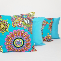 Pack estampado Mandalas turquesa - comprar online