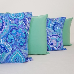 Pack estampado Mandalas turquesa y acqua