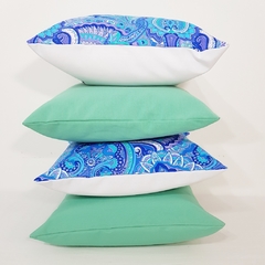 Pack estampado Mandalas turquesa y acqua - La bacana deco