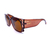 Óculos de sol retangular feminino - comprar online