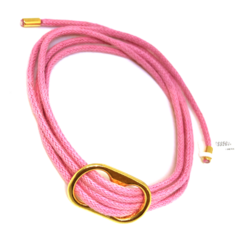 Pulsera hilo rosa - Marfil Bijoux