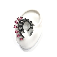 Earcuff circon fuscia