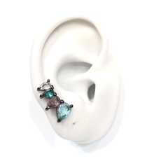 Earcuff 4 gotas circon