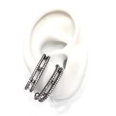 Earcuff doble circon