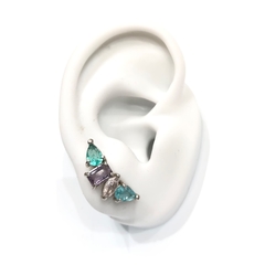 Earcuff 4 circones colores - comprar online