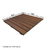 Deck modular em Madeira Plástica 86x86cm