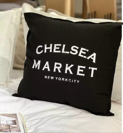 Funda de Almohadón Chelsea Negro - CHARO Home y Deco