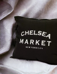 Funda de Almohadón Chelsea Negro en internet