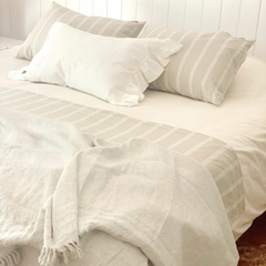 Pie de Cama Rayas - CHARO Home y Deco