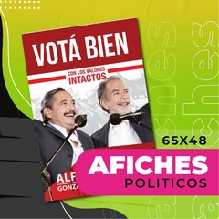 Afiches Politicos 65 x 48 cm - Full Color