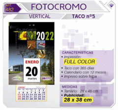 Almanaques Taco Nº 5 28x38 cm Full Color