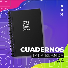 Cuadernos A4 21x 29,7 cm Tapa Blanda