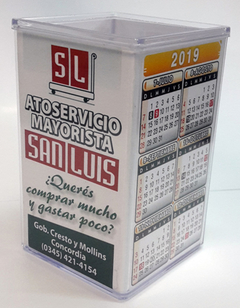 Almanaques Cubo Porta Lapiz FULL COLOR en internet