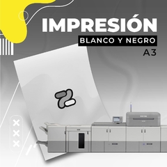 Impresión digital A3  Blanco y Negro
