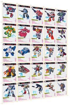 Cartas Transformers en internet