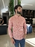 Camisa Manga Longa Vichy - Laranja