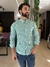 Camisa Manga Longa Vichy - Verde