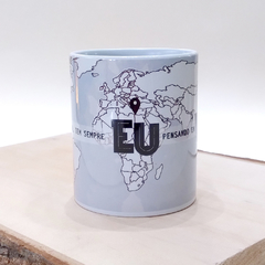 Caneca Mapa eu e você - comprar online