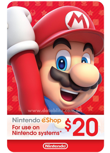 Tarjeta de regalo Nintendo eShop 20 (US) – Email Delivery