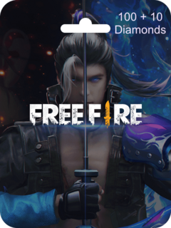 Tarjeta 100 + 10 Free Fire Diamonds Pin - Email Delivery