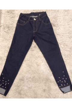 Calça Jeans Princess 2231195 - Jacris Kids | Transformando Sonhos em Moda