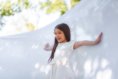 Vestido Perolas 2252615 Off White. - Jacris Kids | Transformando Sonhos em Moda