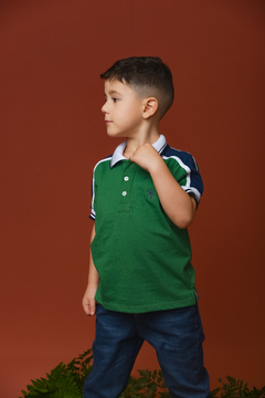 Polo Motivação 1263562 Verde. - Jacris Kids | Transformando Sonhos em Moda