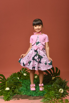 Vestido Criativo Floral 2152647 Rosa barbie - comprar online