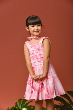 Vestido Romântico 2152651 Rosa - Jacris Kids | Transformando Sonhos em Moda