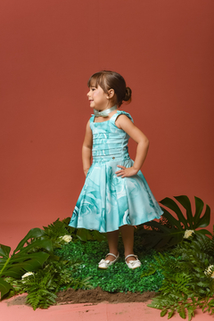 Vestido Romântico 2152651 Verde - Jacris Kids | Transformando Sonhos em Moda