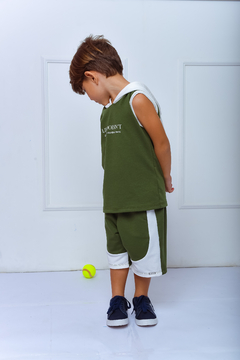 Conjunto Vida 1113022 - 1213029 Verde. - Jacris Kids | Transformando Sonhos em Moda