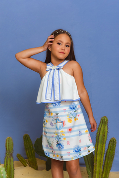 Vestido Flutuar 2252665 Off White - Jacris Kids | Transformando Sonhos em Moda