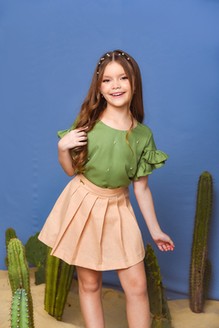 Blusa Babadinho 2262294 Verde - comprar online